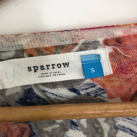 Anthropologie Sparrow Autumn Leaves Dolman Sweater Size Small - Picture 9 of 11